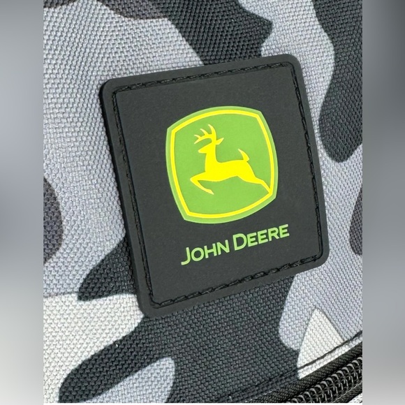 John Deere Boys' August 17" Laptop Backpack with Lunch Box, Black Camo - Picture 7 of 14